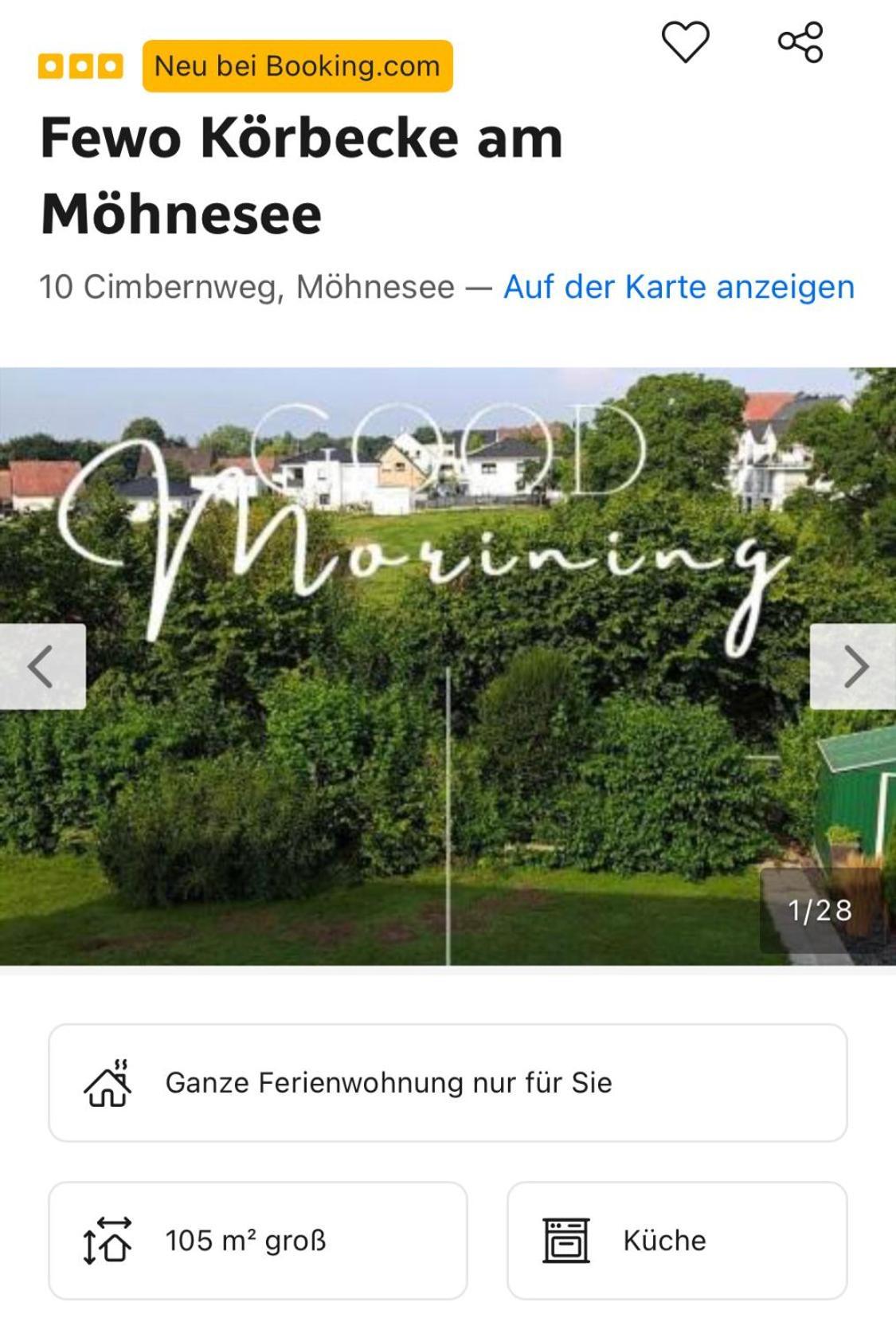 Ferienwohnung Koerbecke Am Мёнезе Экстерьер фото